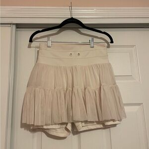 POPFLEX Pirouette Skort Vanilla Size Large